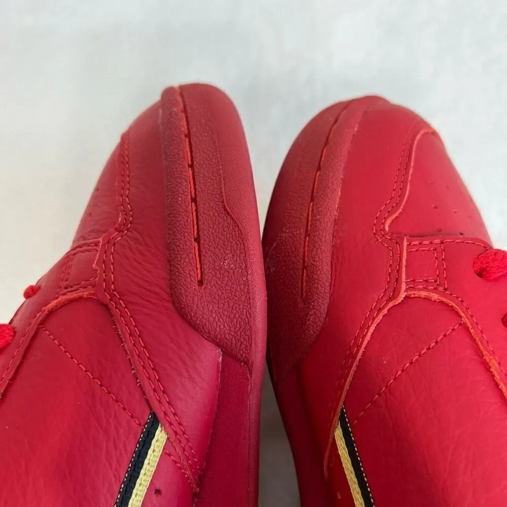 Adidas Red Continental 80 Lace Up Sneakers 9 Men NEW